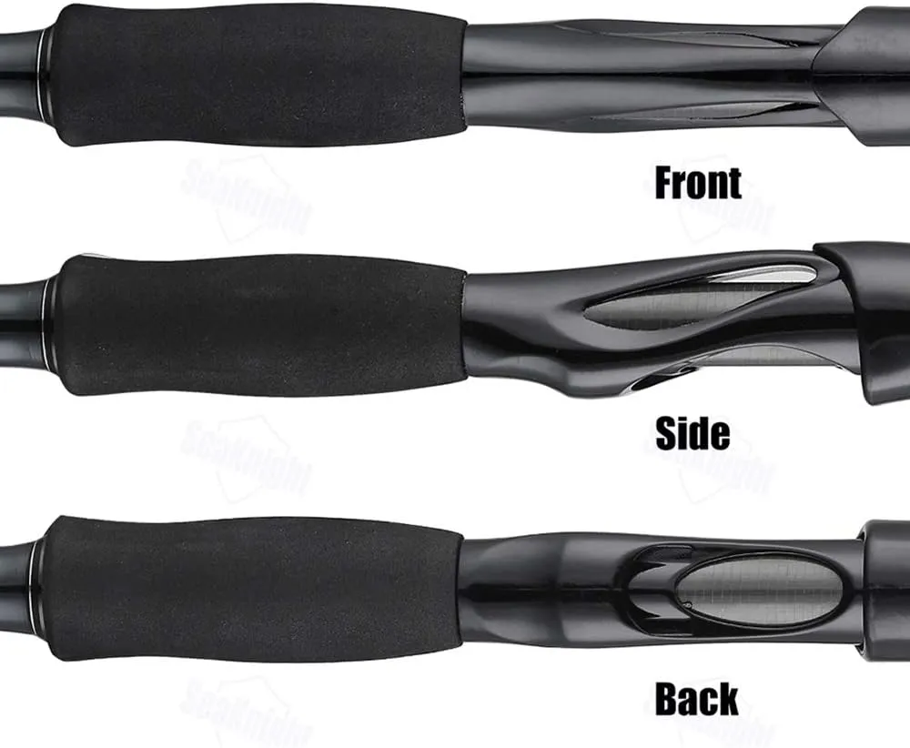 SeaKnight Sange II Telescopic Fishing Rods, Carbon Material & Durable Solid Glass Tip, Ceramic Guides, 1pc Fishing Rod Performance, Comfortable EVA Handle, Newly Designed Travel Rod
