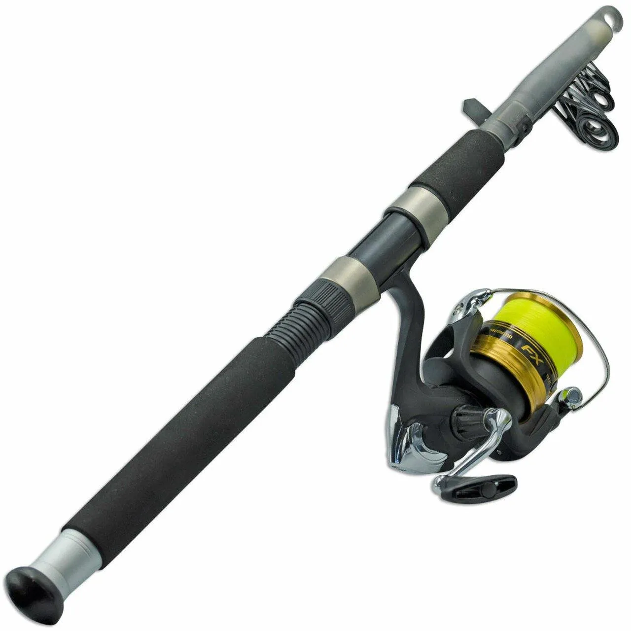 Shimano FX Telescopic Rod and Reel Combo Spooled