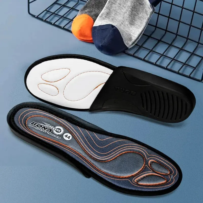 Shock Relief Cushioned Insole for Mens Sneakers