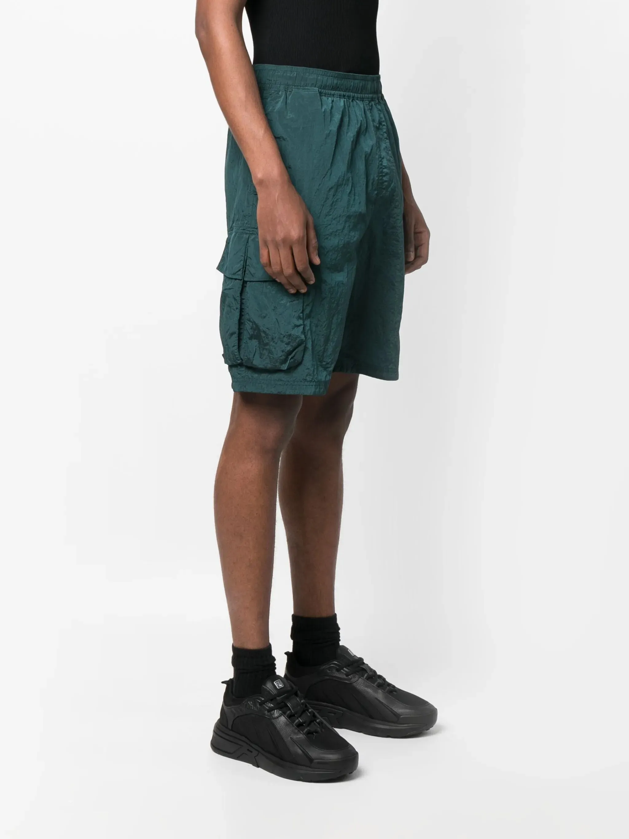 shorts Accessible crease-effect Exclusive event cargo
