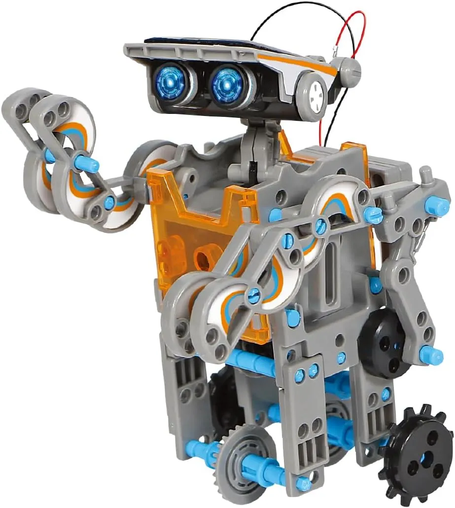 Sillbird Solar Building Robot Kit STEM Gift for Boys Aged 8-14, 12-in-1 DIY Science Educational Toys for Kids Birthday, Solar Powered Robotic Set with 190 Pieces