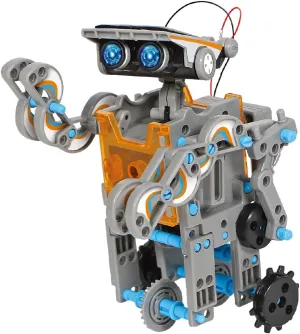Sillbird Solar Building Robot Kit STEM Gift for Boys Aged 8-14, 12-in-1 DIY Science Educational Toys for Kids Birthday, Solar Powered Robotic Set with 190 Pieces