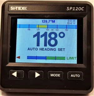Sitex SP120C Color Autopilot Rudder Feedback 9ci 12v Pump