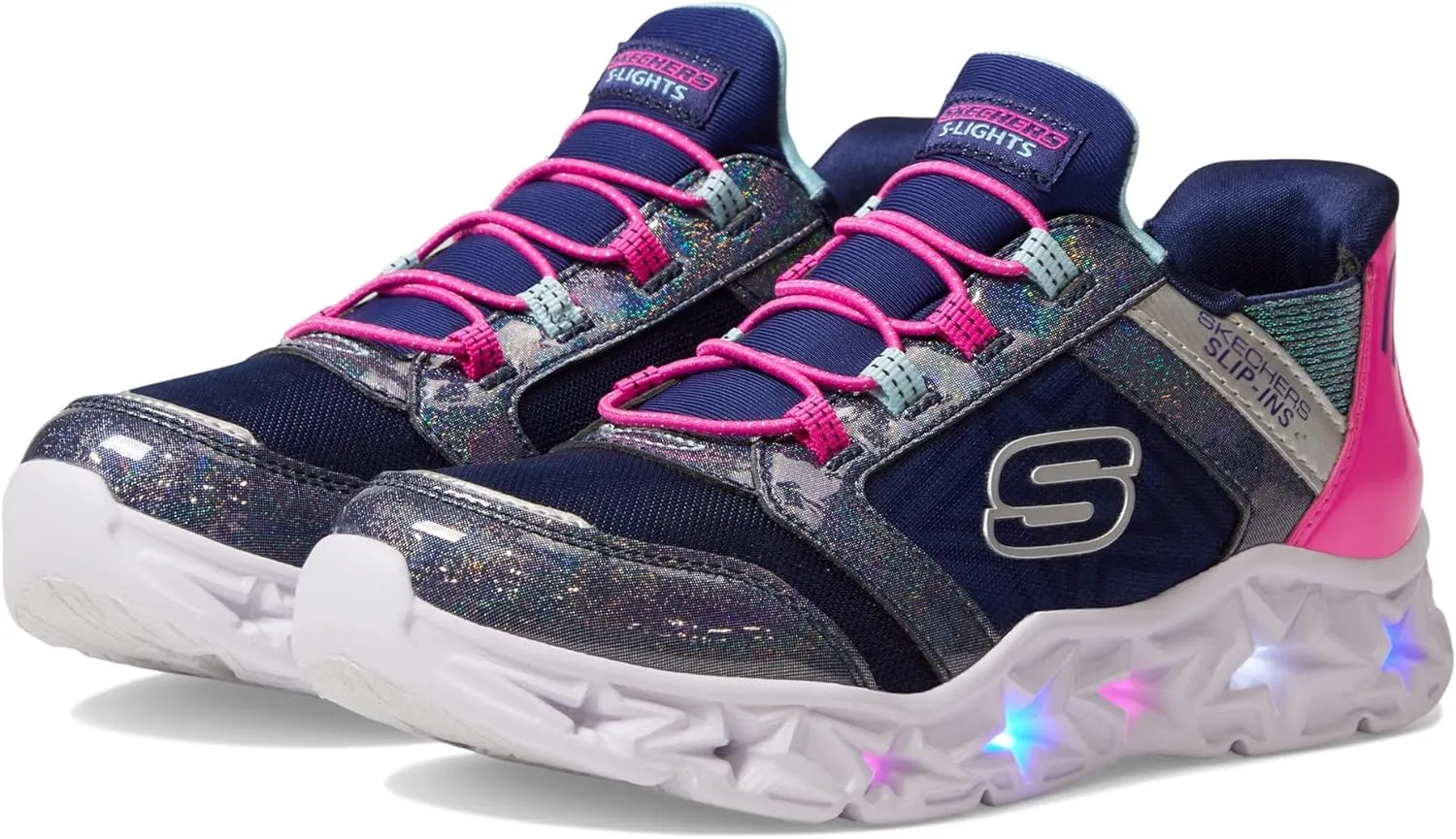 Skechers Girls' Galaxy Lights Bright Cosmic