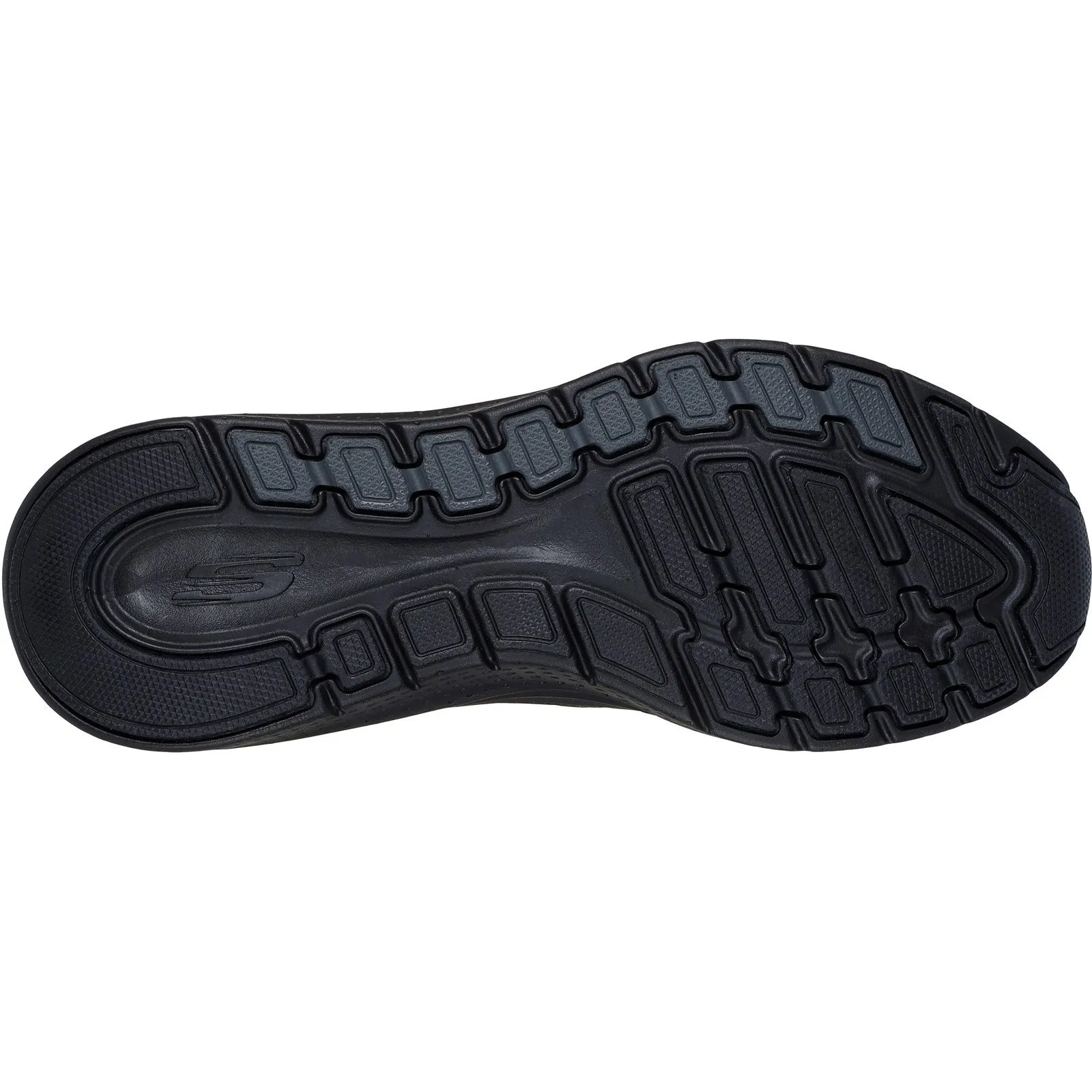 Skechers Mens Arch Fit 2.0 The Keep 232702-BBK Black Lace Up Shoe