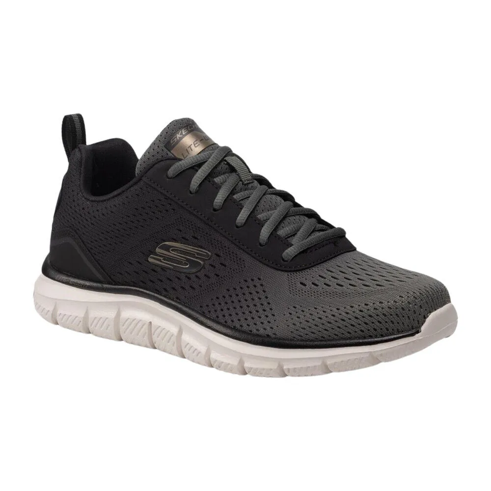 Skechers Mens Track Ripkent Olive/Black Vegan Lightweight Trainers 232399/OLBK