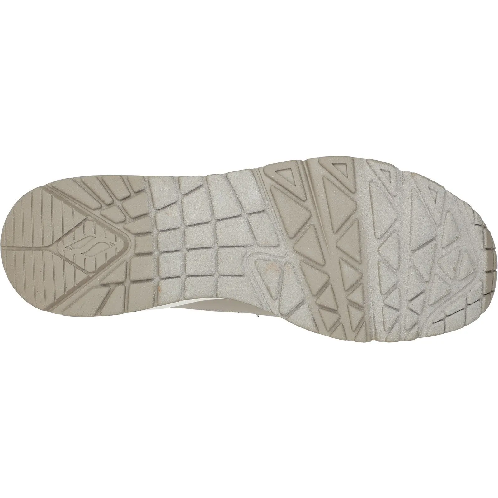 Skechers Mens Uno Sol 232248-TPE Taupe Lace up Shoe