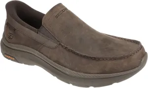 Skechers USA Men's Men's Pollard-Osgood Moc Toe, Cocoa, 10