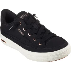 Skechers Womens Arch Fit Arcade - Meet Ya There 177190-BLK Black Lace Up Shoe