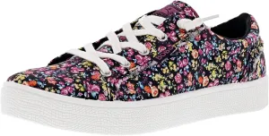 Skechers Women's Bobs B Extra Cute- Floral Night Walking Shoes, Black/Multi, 9.5M