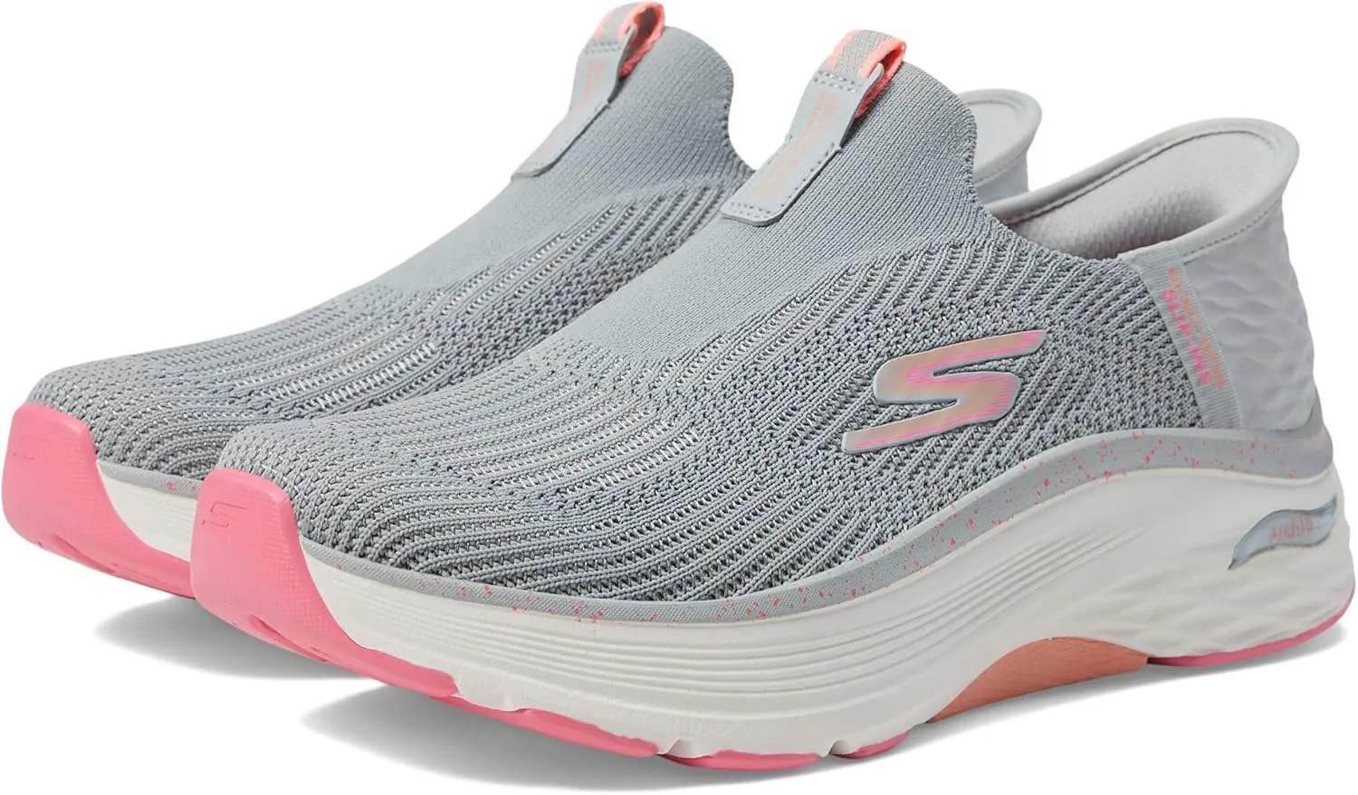 Skechers Women's Max Cushioning Arch Fit Fluidity Hands Free Slip ins