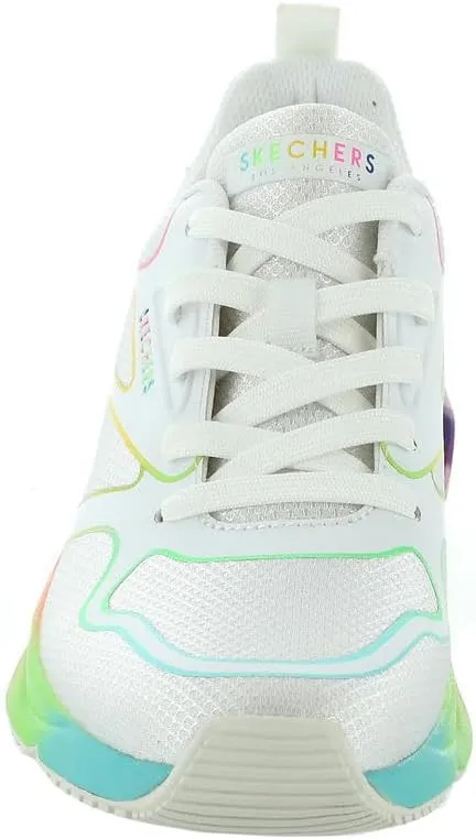 Skechers Women's Tres air Uno Rainbow Roads