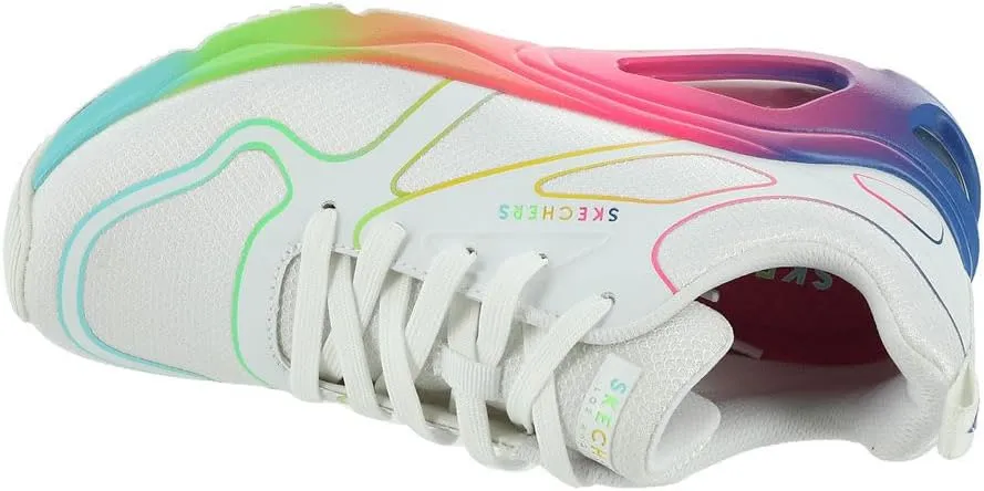Skechers Women's Tres air Uno Rainbow Roads