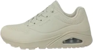 SKECHERS Women's Uno-Stand on Air Sneaker, Off-White, 8
