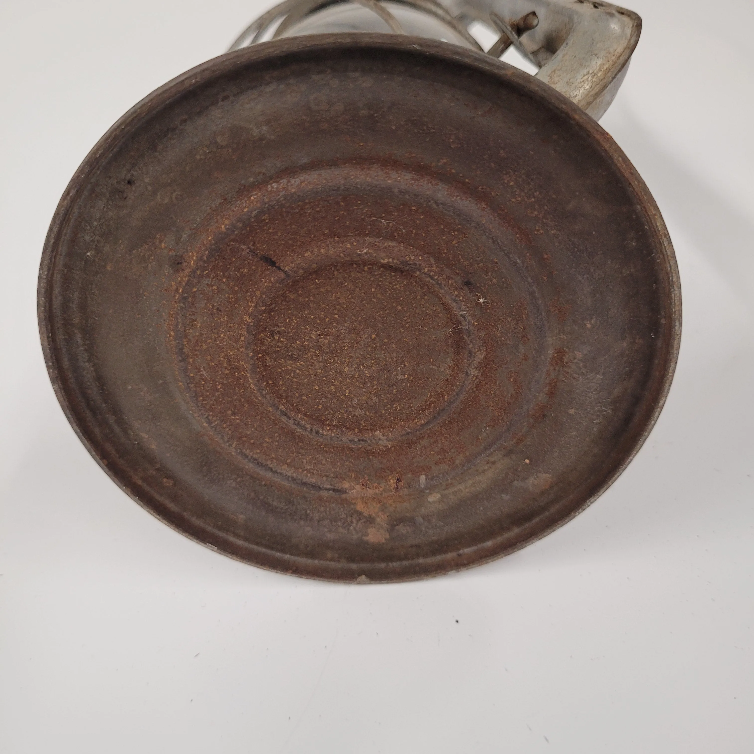 Small Antique Grey Meva No 868 Lantern Made In Czechoslovakia