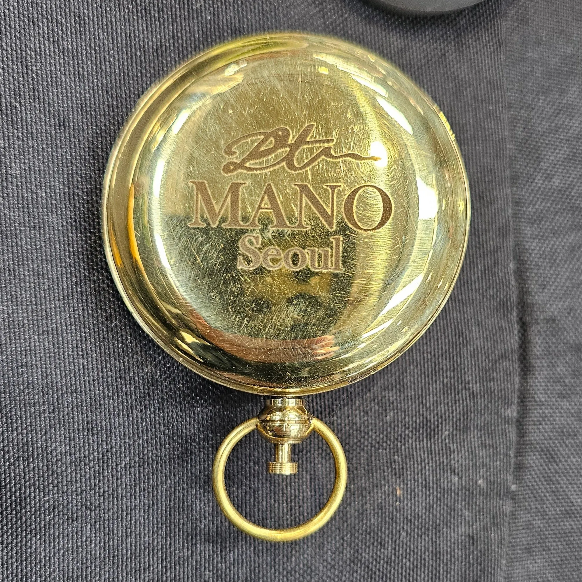 Small Brass Golden Sundial Compass | Personalised Vintage Gift