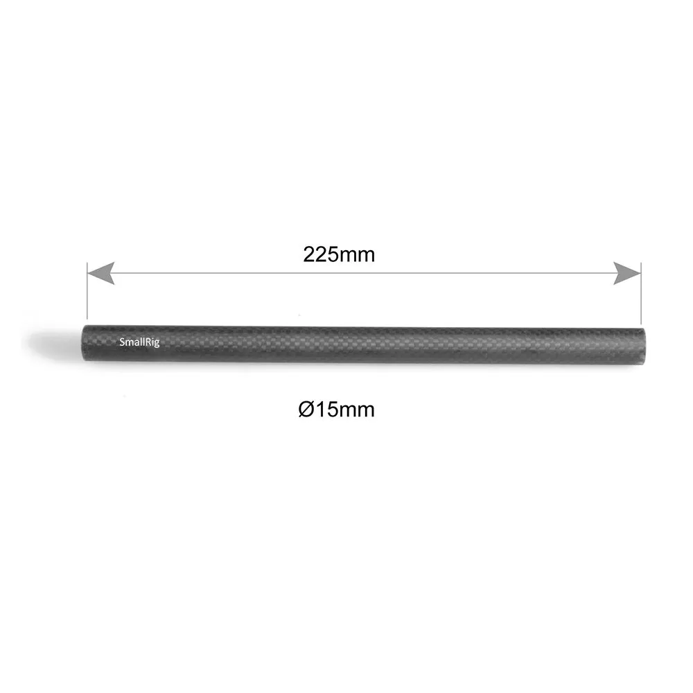 SmallRig 15mm Carbon Fiber Rod-22.5 cm 9 inch (2pcs) 1690