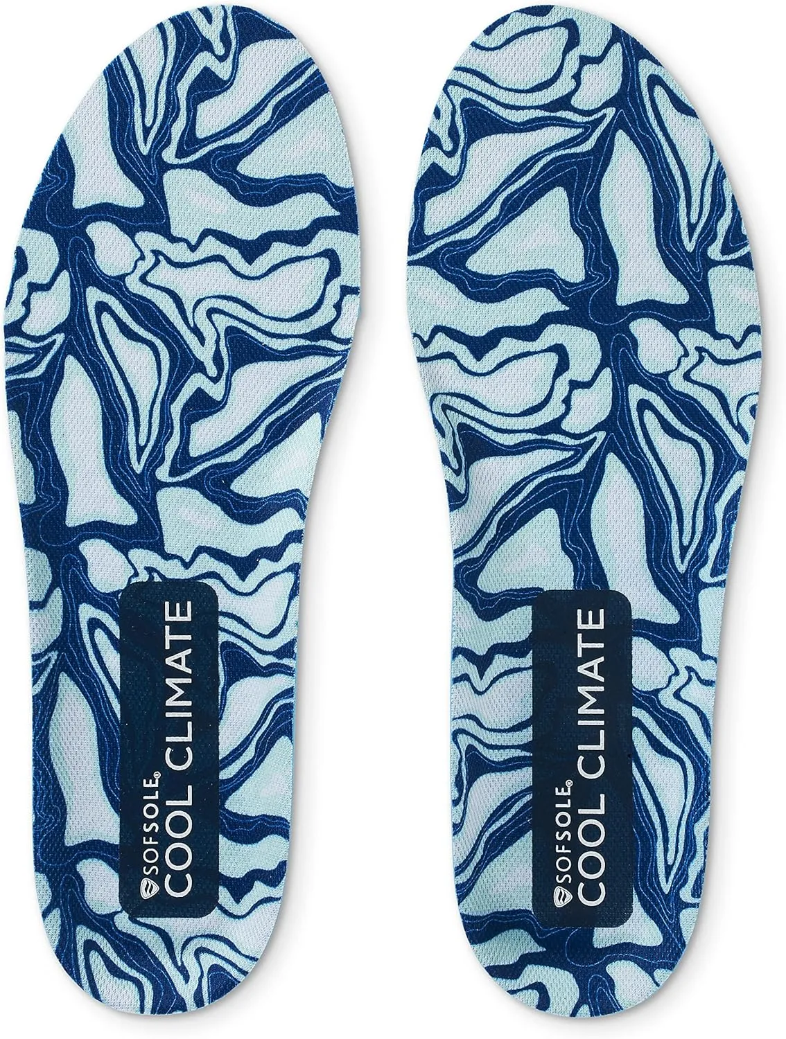 Sof Sole Cool Climate Insoles with Arch Support for Cool, Dry Feet and Blister Prevention