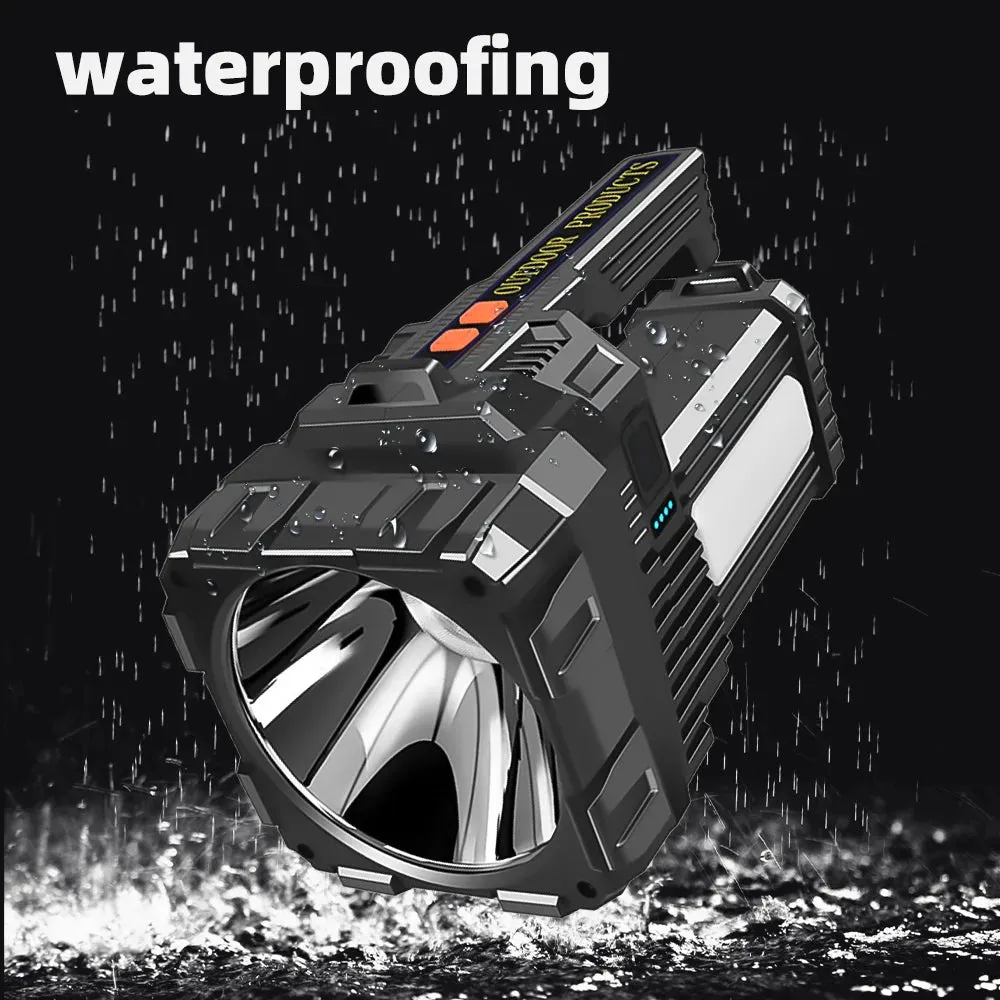Solar Energy High Power LED Flashlight