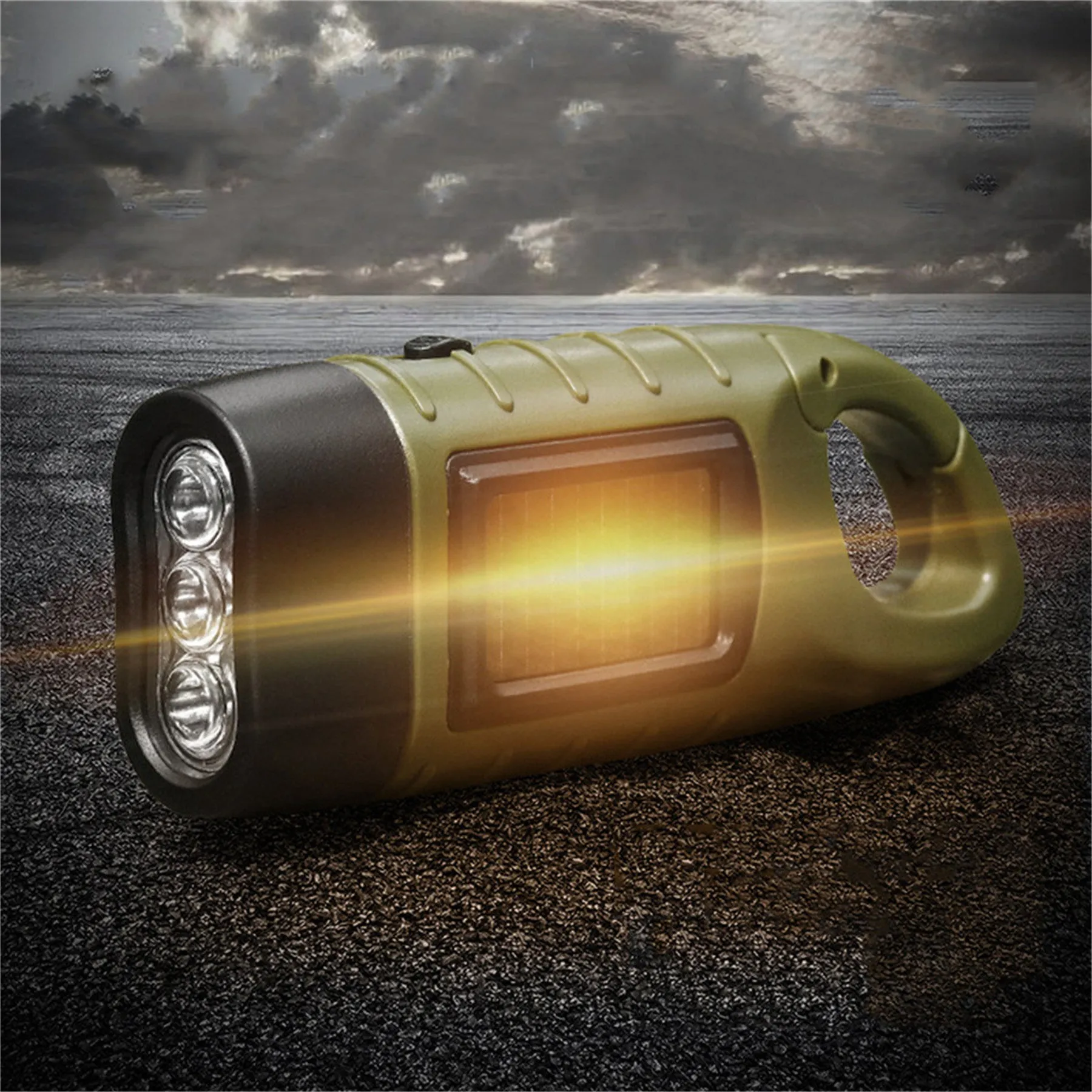 Solar flashlight