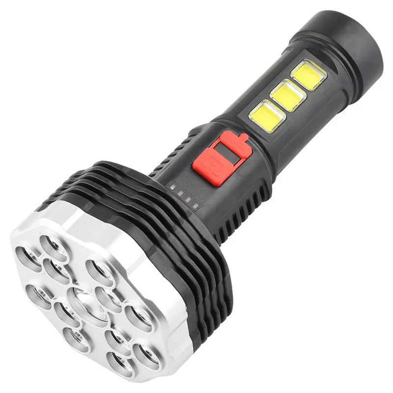 Solar Multi-Head LED Flashlight