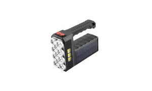 Solar Multi-Head LED Flashlight
