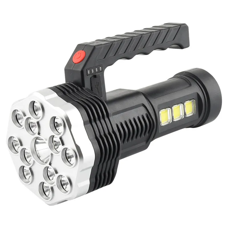 Solar Multi-Head LED Flashlight