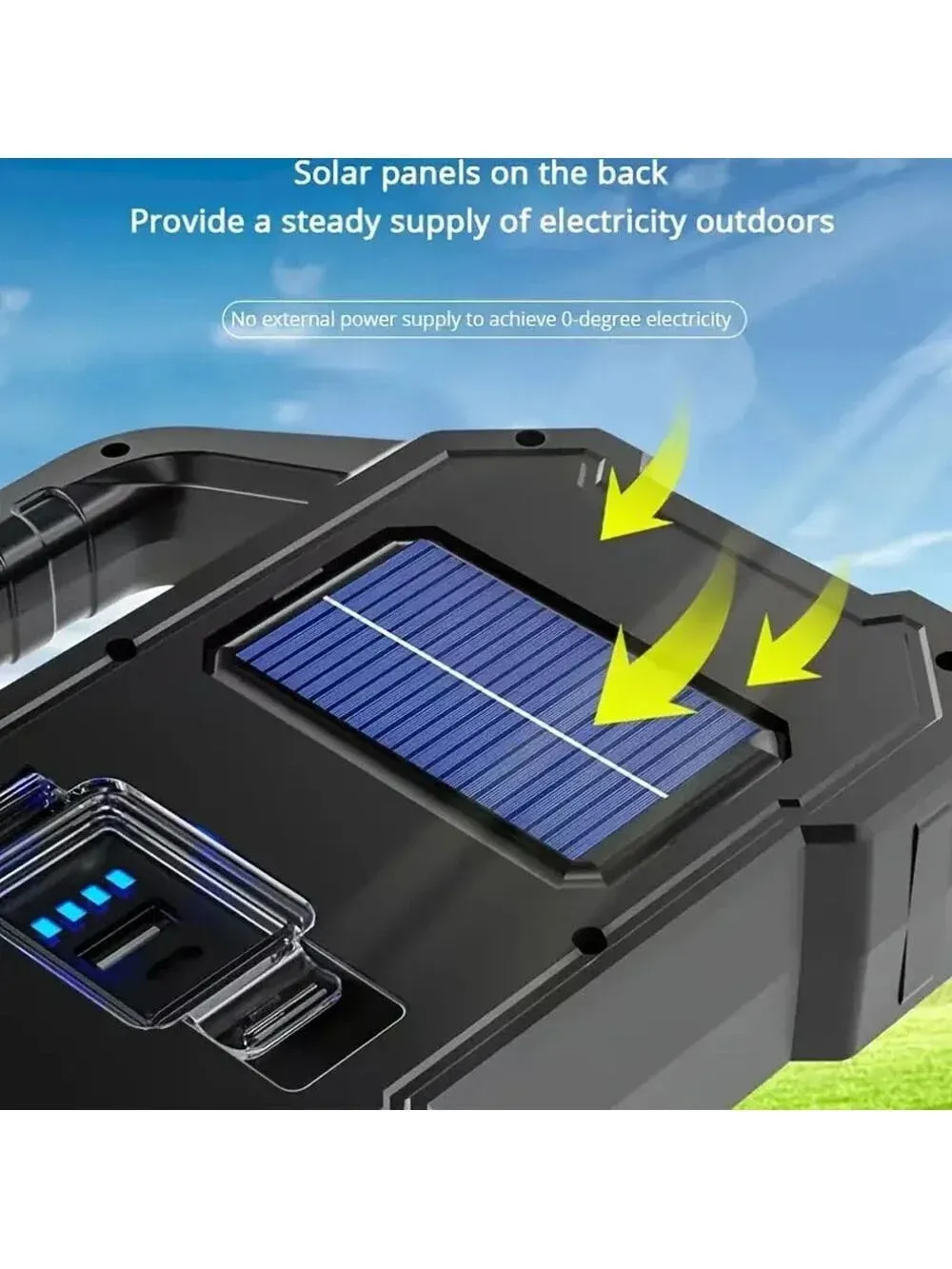 Solar Powered Camping Flashlight