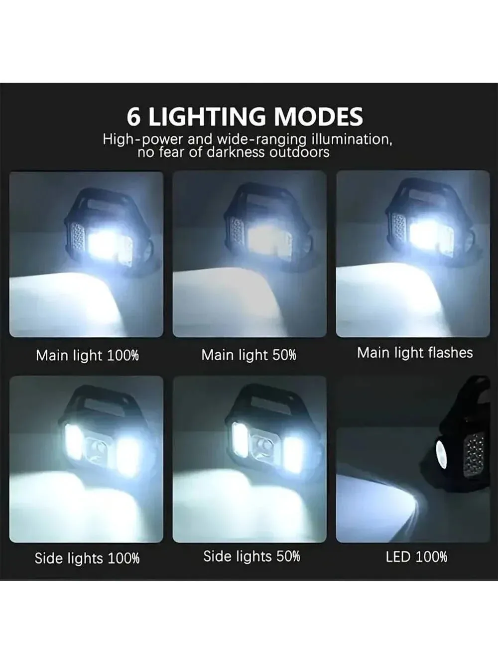 Solar Powered Camping Flashlight
