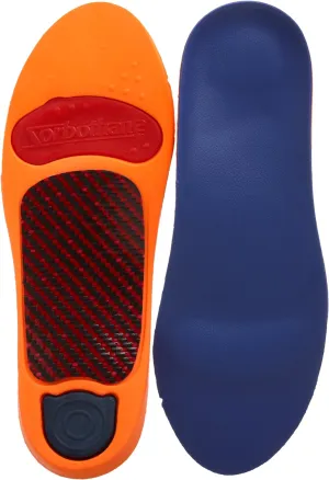 Sorbothane Ultra Graphite Arch Insole,Blue,Men's 12.5-13.5 M
