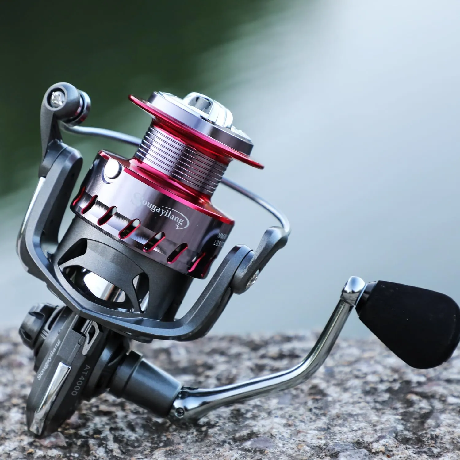 Sougayilang Fishing Rod Reel Combinations, 24 Ton Carbon Fiber, Portable Telescopic Fishing Rod Spinning Reels for Travel Saltwater Freshwater Fishing Gifts for People