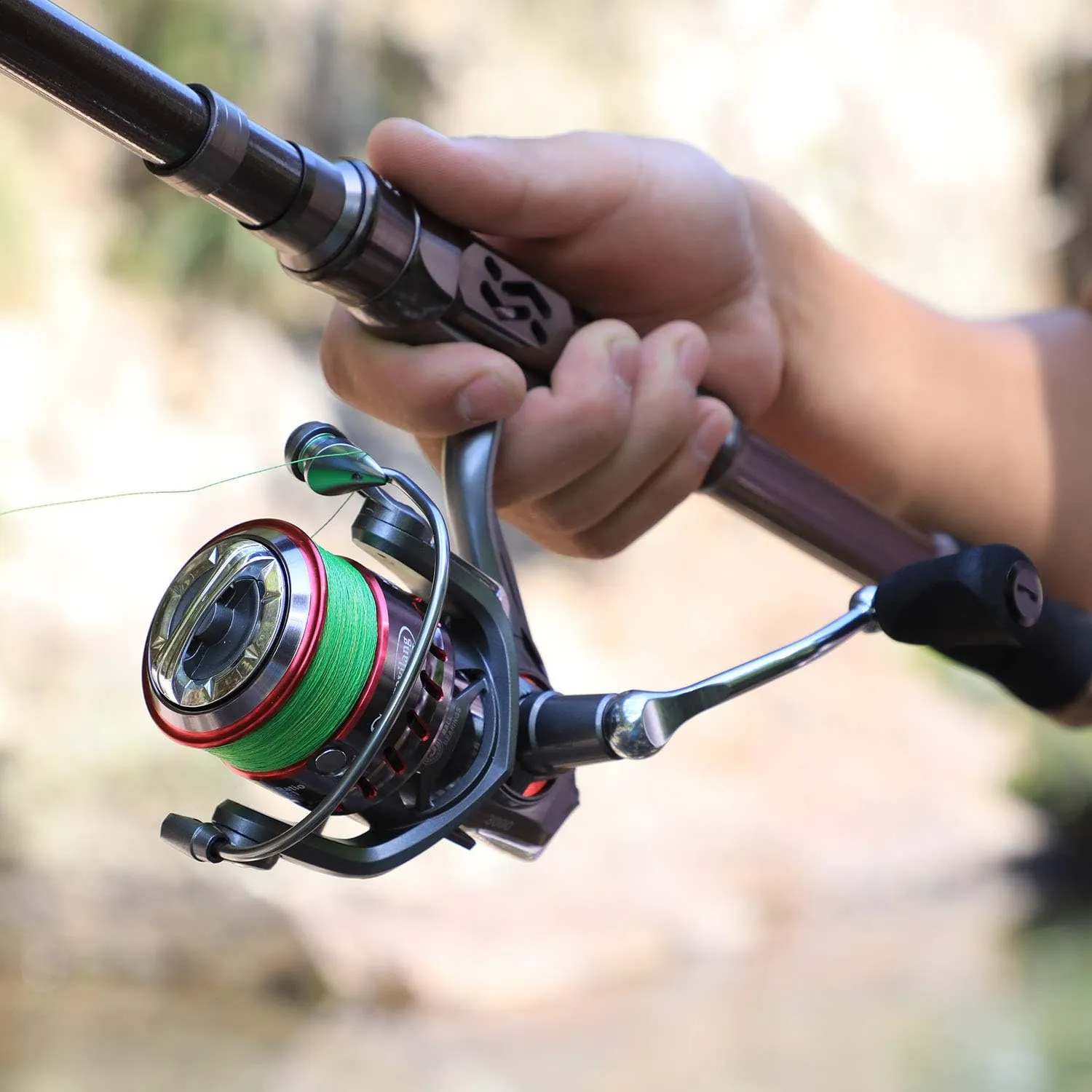 Sougayilang Fishing Rod Reel Combinations, 24 Ton Carbon Fiber, Portable Telescopic Fishing Rod Spinning Reels for Travel Saltwater Freshwater Fishing Gifts for People