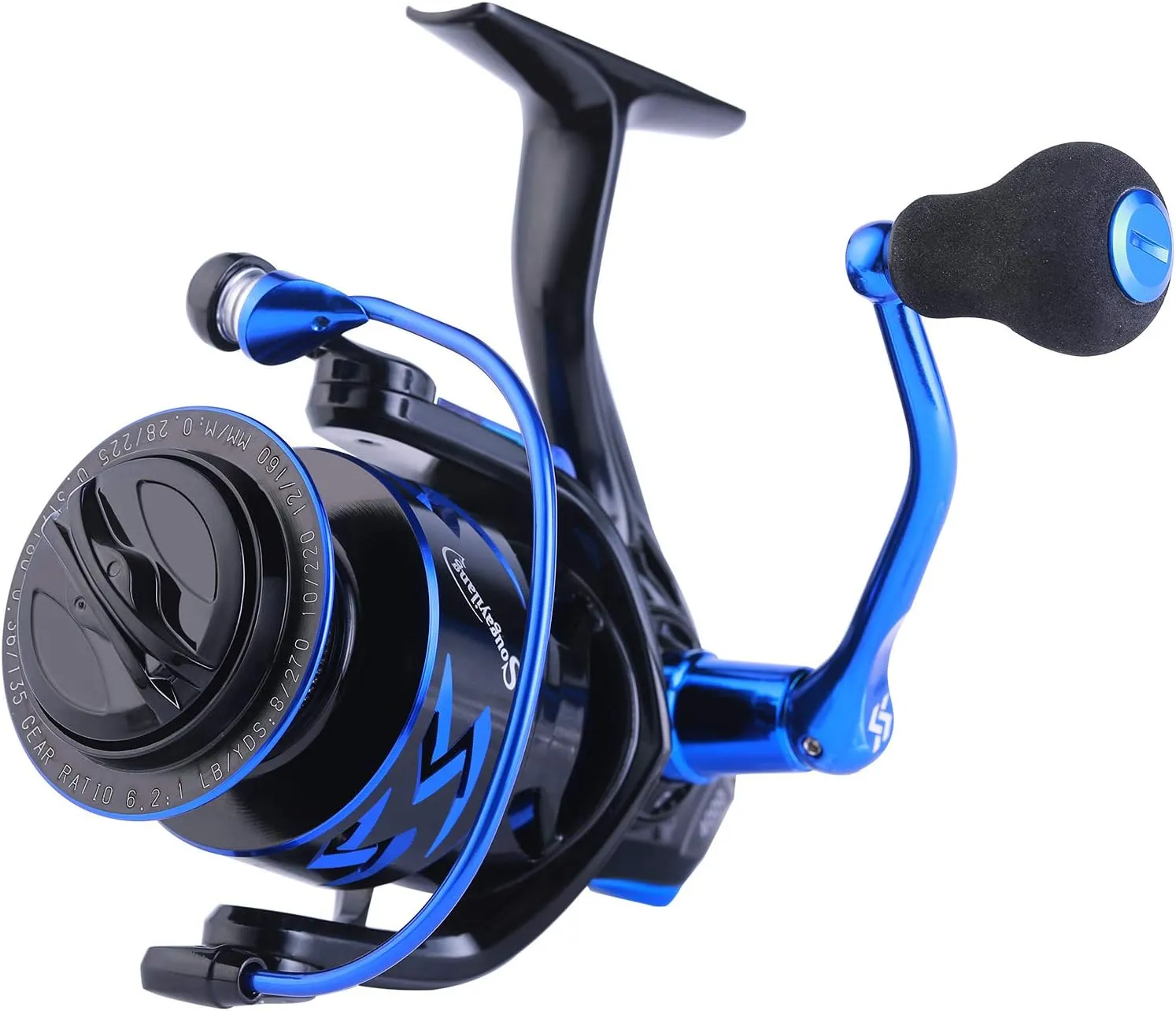 Sougayilang Fishing Rod Reel Combinations, 24 Ton Carbon Fiber, Portable Telescopic Fishing Rod Spinning Reels for Travel Saltwater Freshwater Fishing Gifts for People
