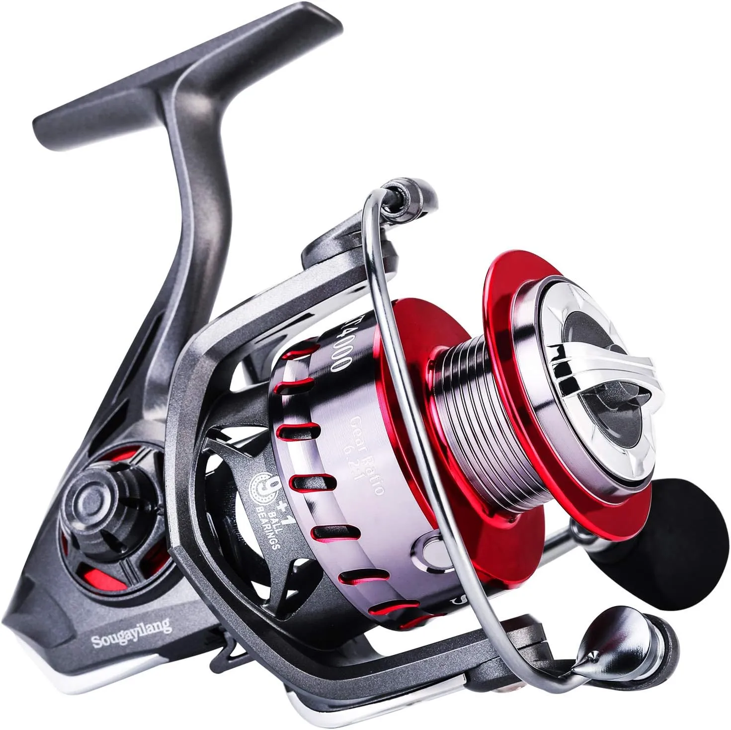 Sougayilang Fishing Rod Reel Combinations, 24 Ton Carbon Fiber, Portable Telescopic Fishing Rod Spinning Reels for Travel Saltwater Freshwater Fishing Gifts for People