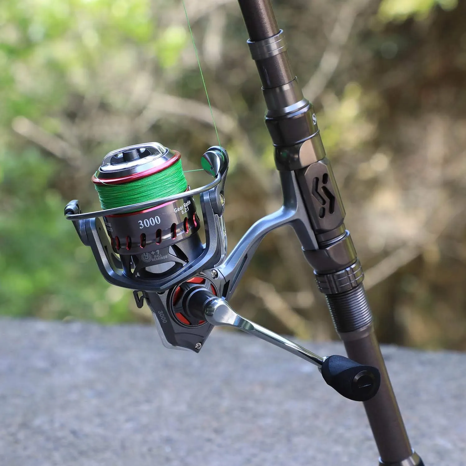 Sougayilang Telescopic Fishing Rod - 24 Ton Carbon Fiber,CNC Machined Reel Seat, Comfortable EVA Handle, Travel Fishing Rod for Bass Trout Fishing