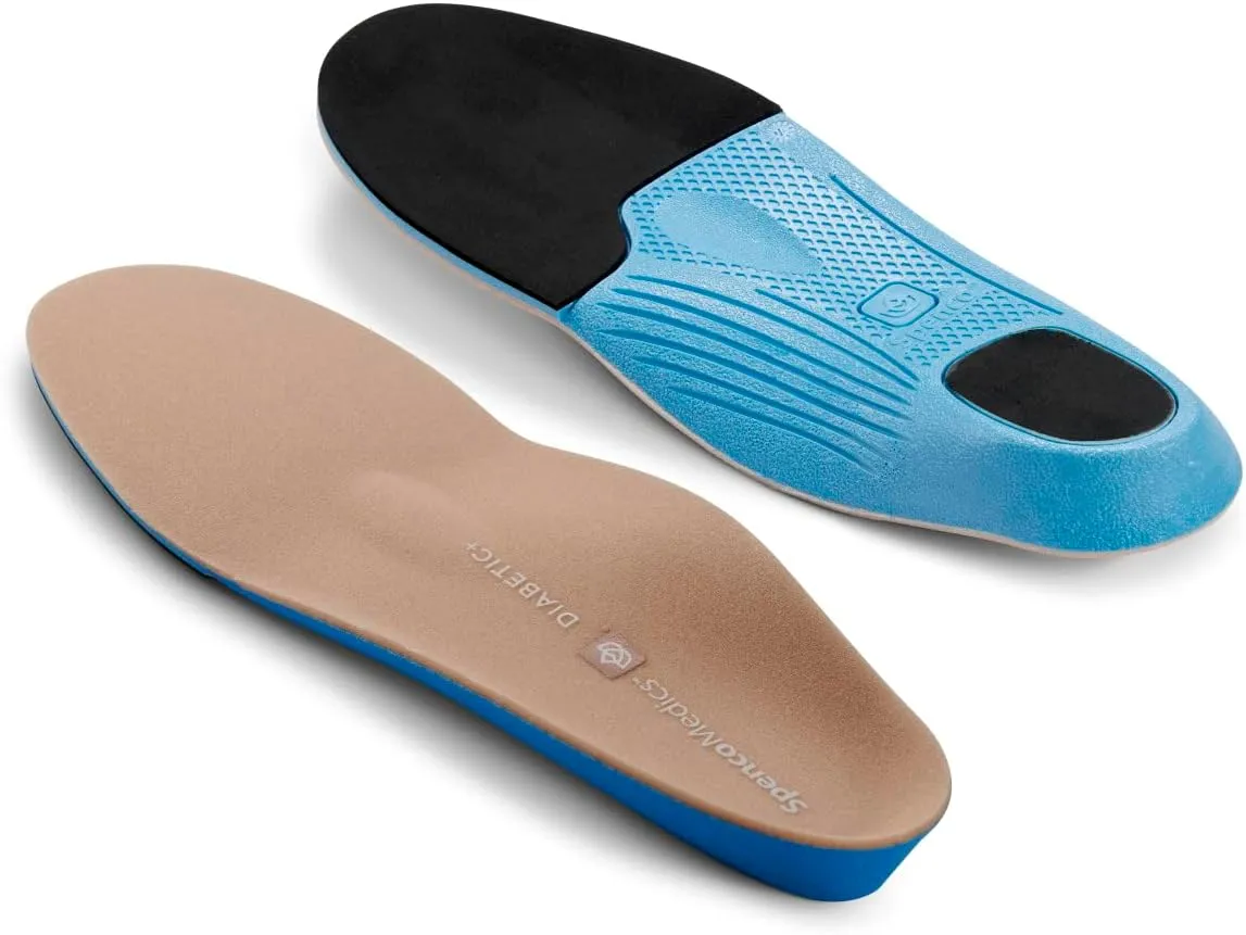 Spenco Medics Diabetics Plus Full Length Arch Support Insole Men's 12-13.5