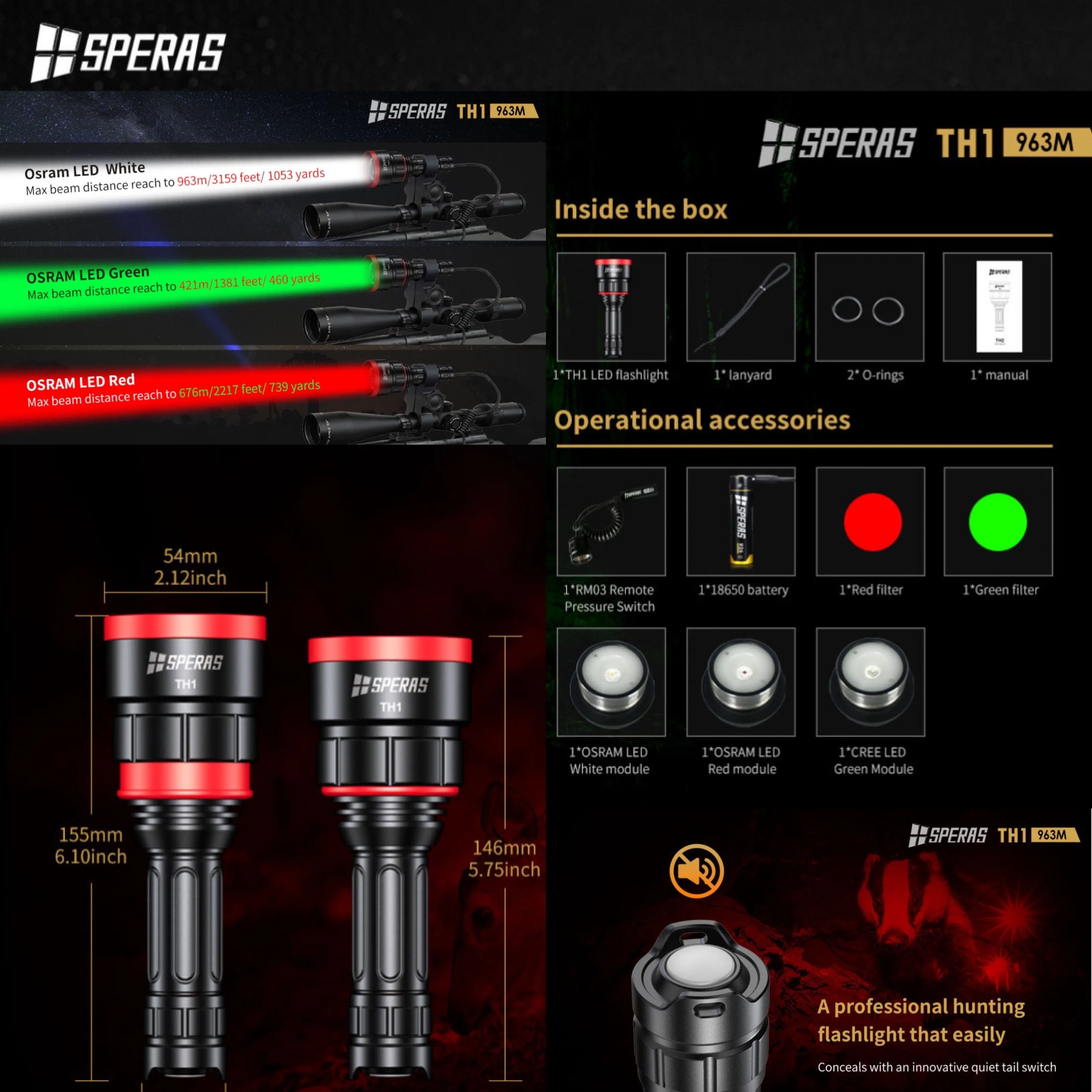 SPERAS TH1K Hunting Kit