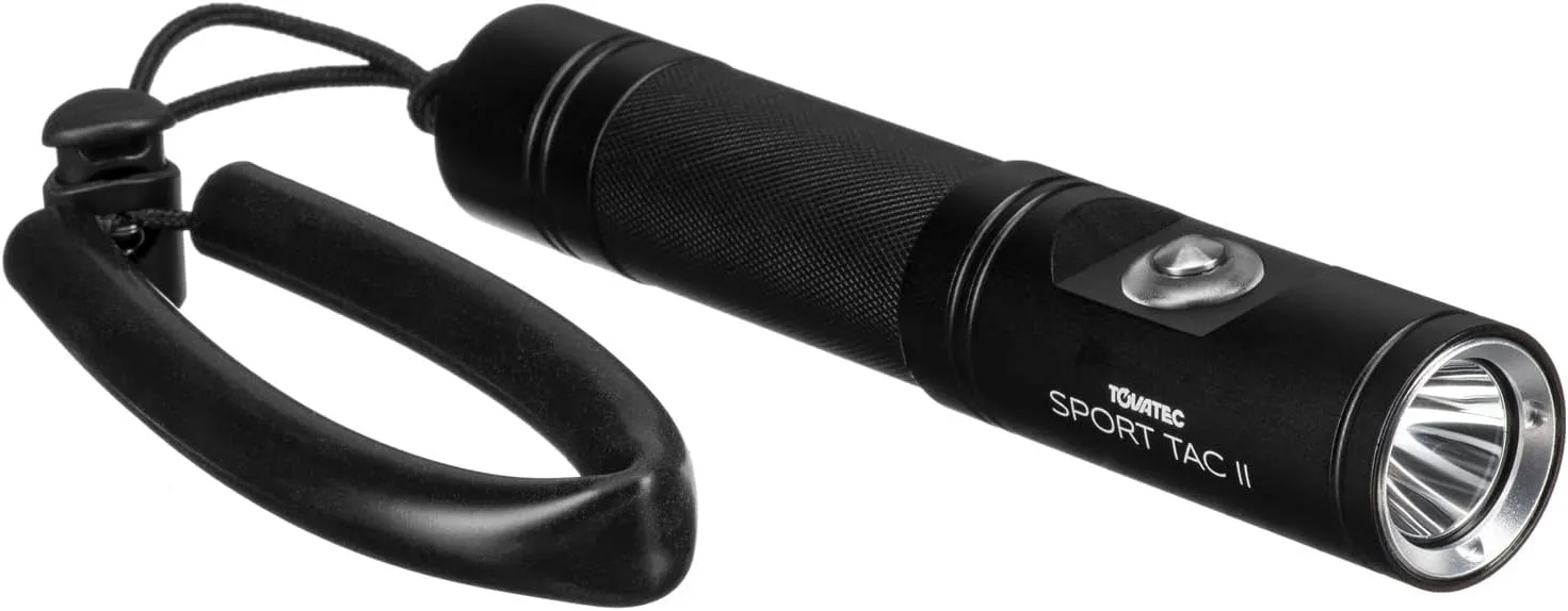 Sport Tac II Rechargeable All-Purpose Multi-Function Handheld Flashlight with Lanyard Included