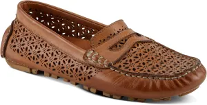 Spring Step Crain Women's Laser-Cut Out Moccasin with Removable Insole