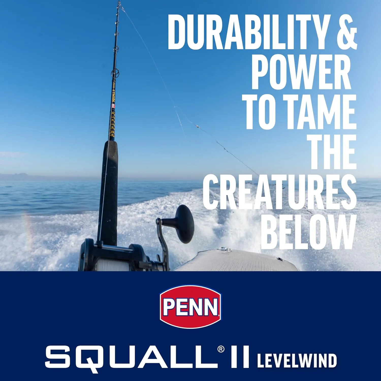 Squall II Level Wind Conventional Reel and Fishing Rod Combo