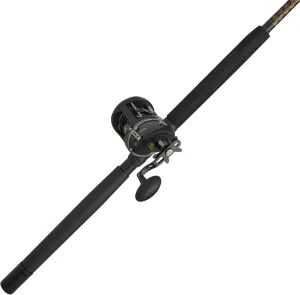 Squall II Level Wind Conventional Reel and Fishing Rod Combo