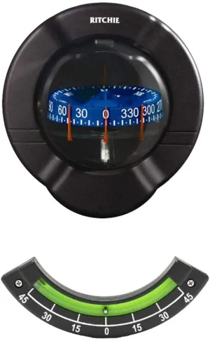 SR-2-1 Venture Bulkhead Mount Compass-CombiDial