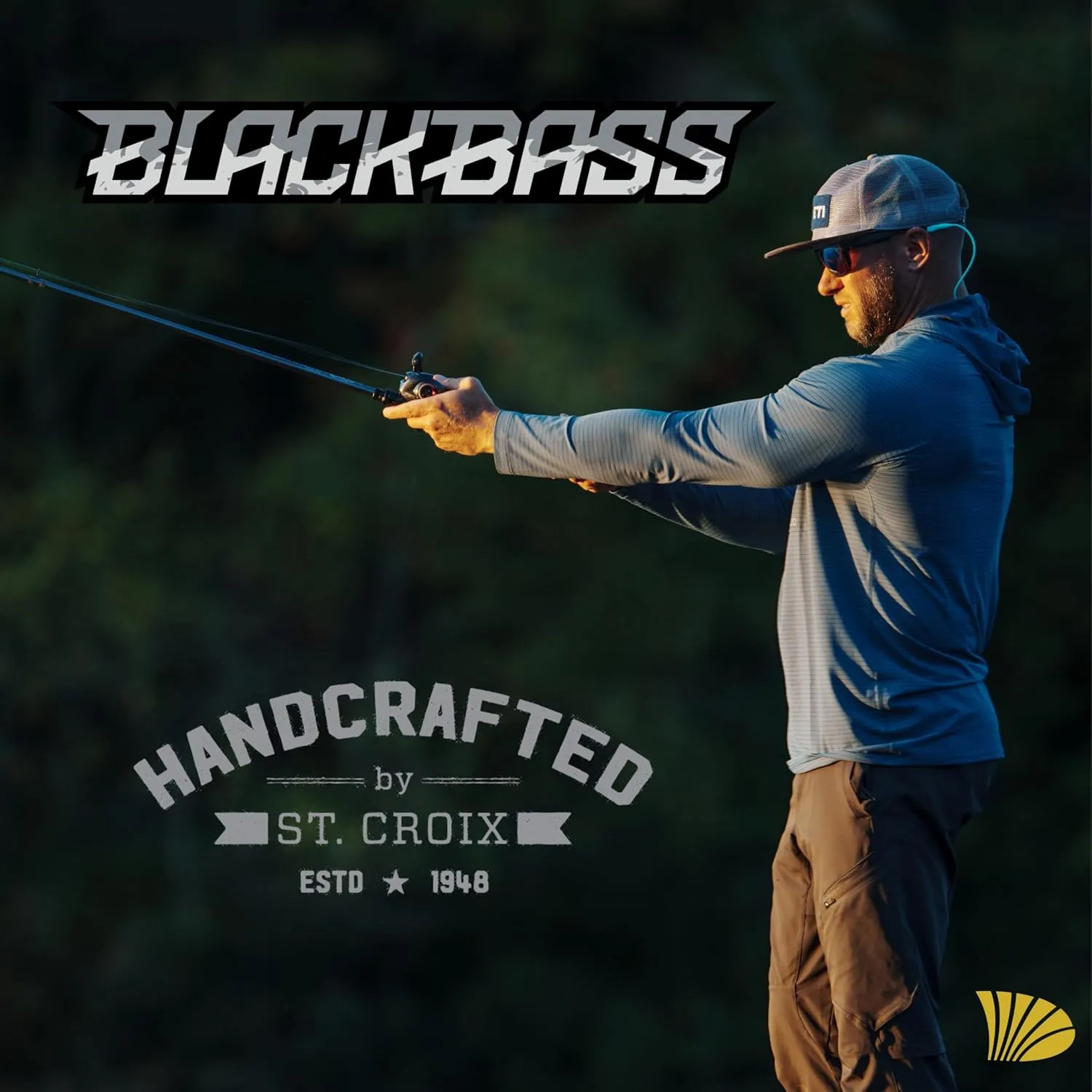 St. Croix Rods Black Bass Casting Rod, RIC, Premium Quality, Durably Sensitive, High Performing Casting Rod