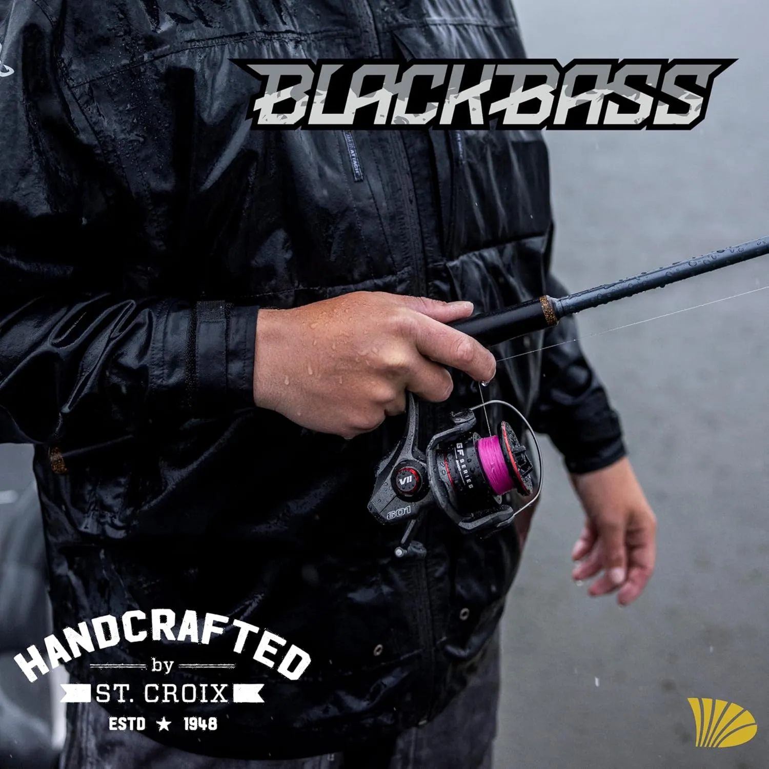 St. Croix Rods Black Bass Spinning Rod, RIS, Premium Quality, Durably Sensitive, High Performing Spinning Rod