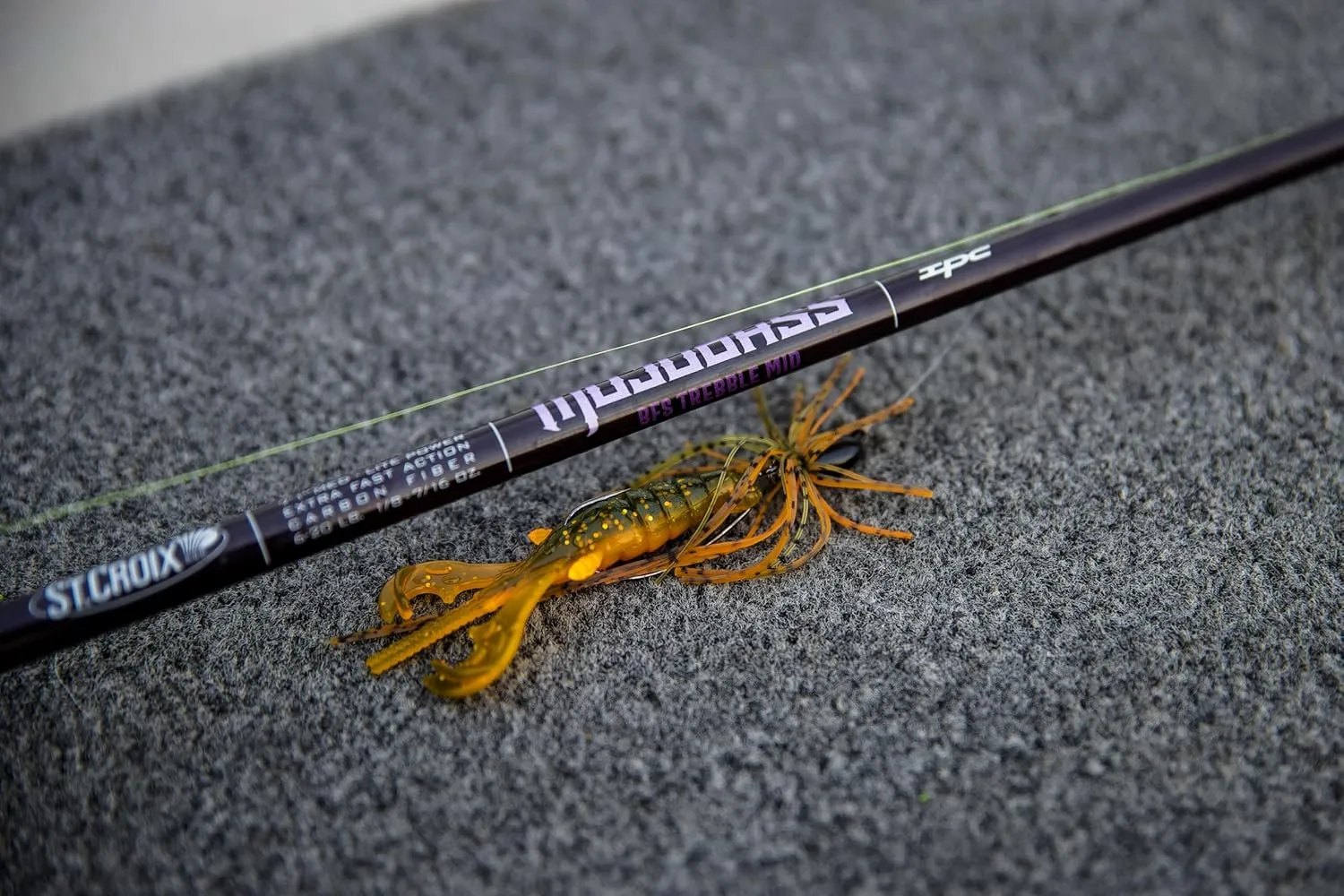 St. Croix Rods Mojo Bass Glass Casting Rod, Premium Quality Casting Rod, Manufactured in North America