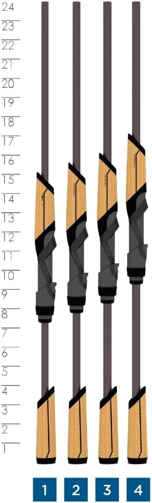 St. Croix Rods Mojo Bass Spinning Rod, Premium Quality Spinning Rod, Manufactured in North America