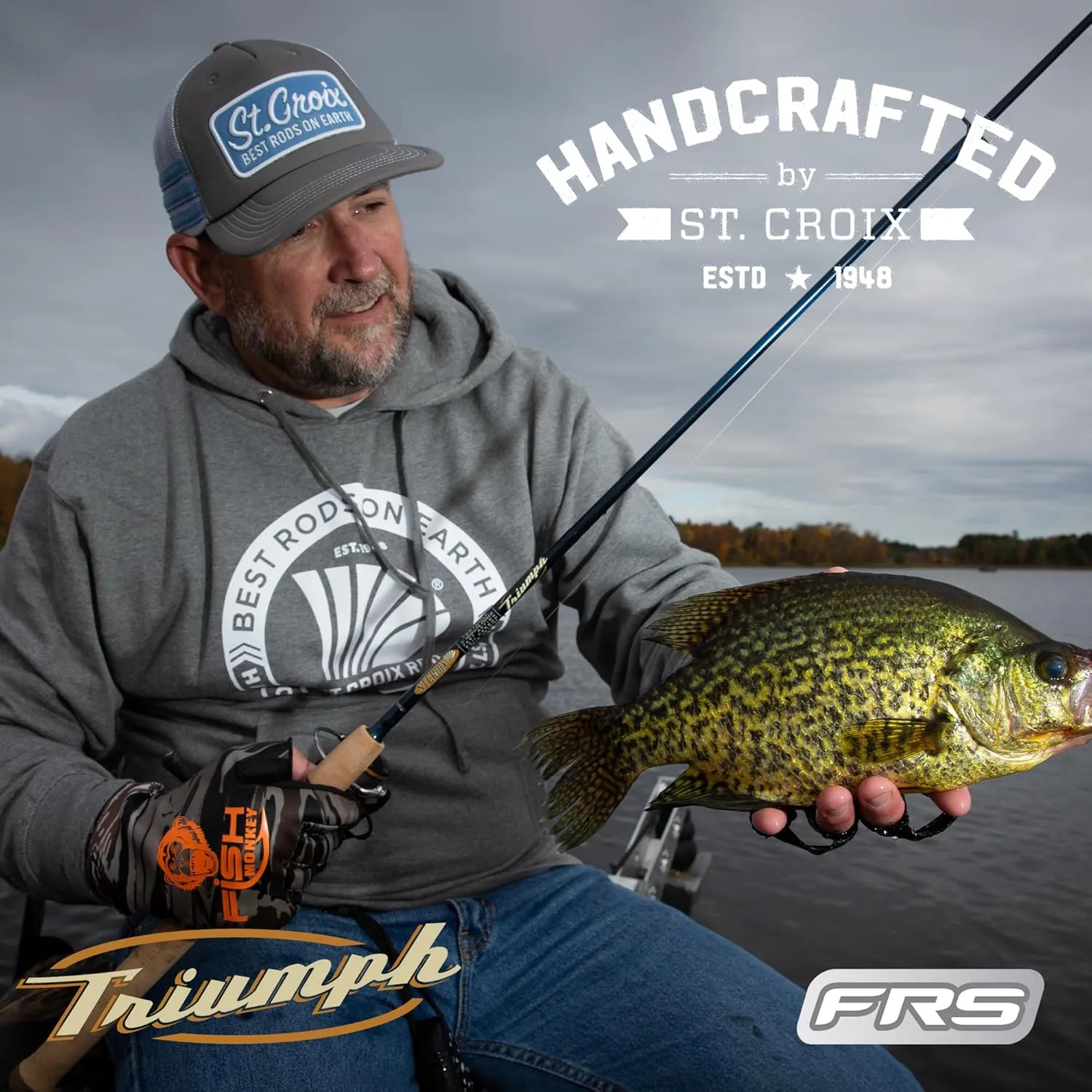 St. Croix Rods Triumph Spinning Rod, TSR, Durably Sensitive with Impressive Power, High Performing Spinning Rod