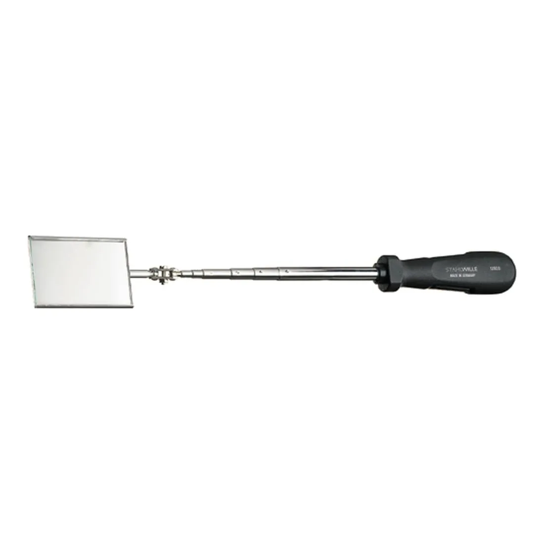 Stahlwille 77401001 12920N Telescopic Mirror Tool with Oval-Section Rod, 65 x 43 mm dimensions mirrors, 65g, Made in Germany