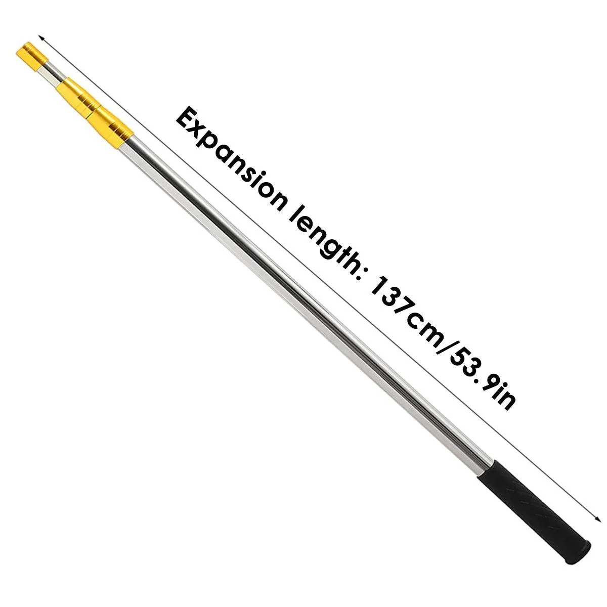 Stainless Steel Telescopic Mesh Rod Extendable Fishing Landing Net Handle Pole