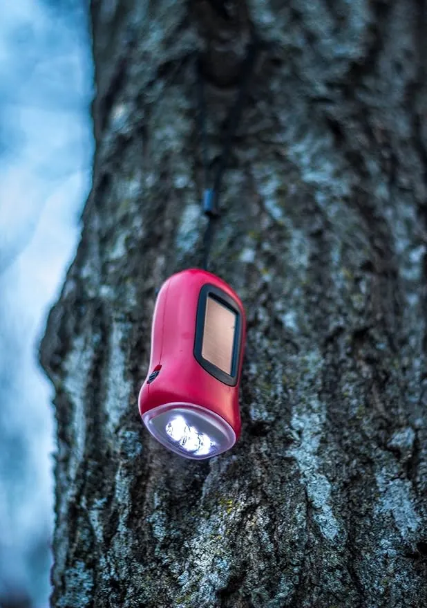 Stansport 3 LED Dynamo Solar Flashlight